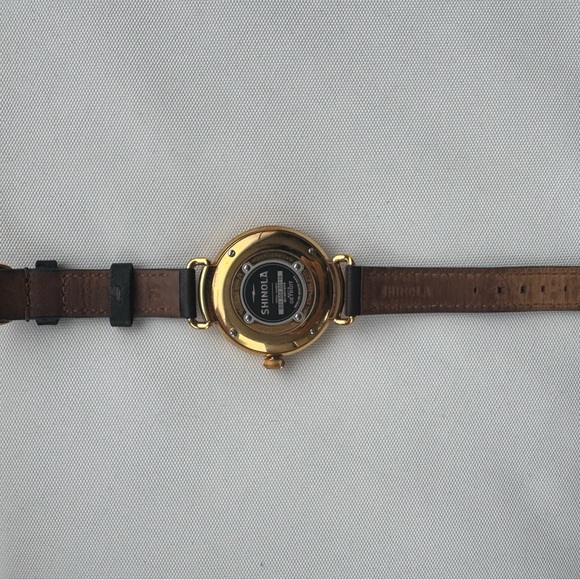 Women’s shinola watch with dark green band - Picture 5 of 7